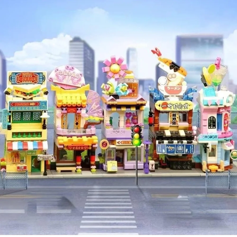 ✨BNWT - Keeppley Blocks Kids Building Toys Girls Puzzle City Street Corner✨